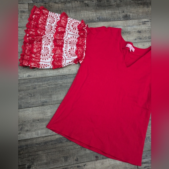 Eva Franco Embroidered Wide Sleeve Blouse - Picture 4 of 8